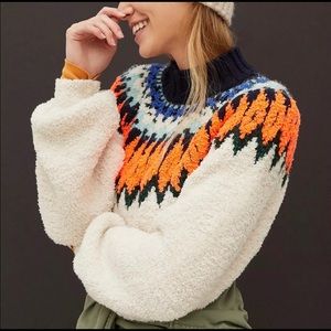 Pilcro Selene Fleece Sweater from Anthropologie